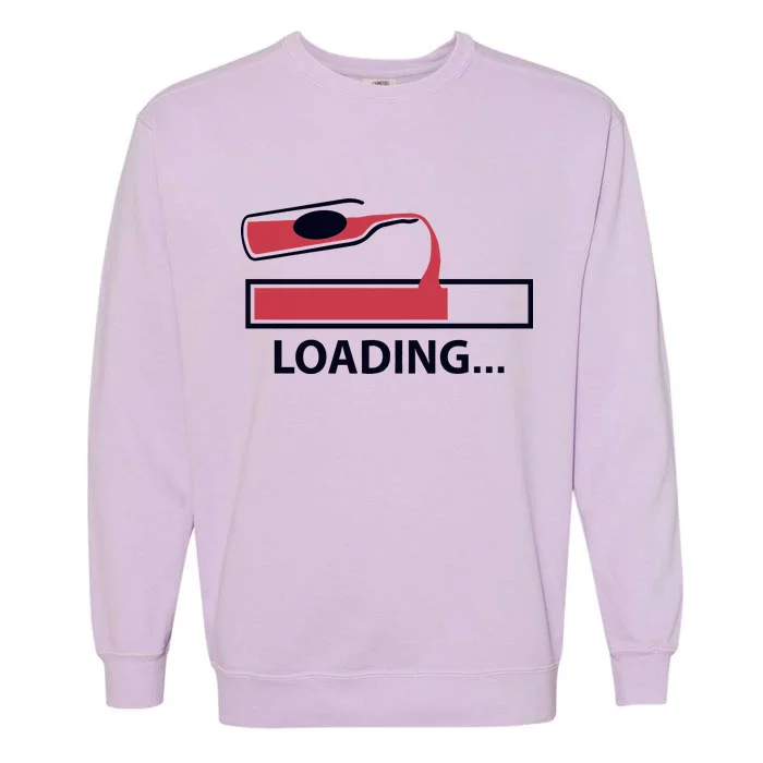 Wine Loading Garment-Dyed Sweatshirt