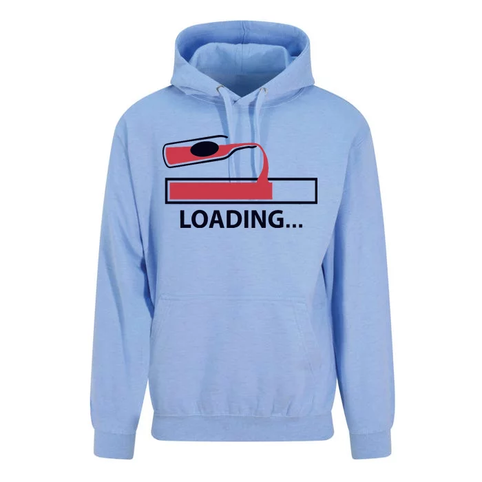 Wine Loading Unisex Surf Hoodie