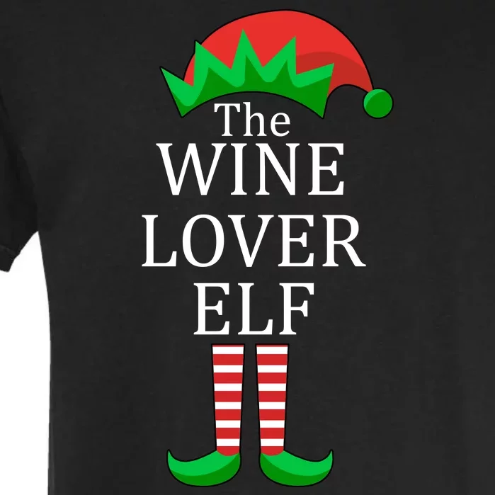 Wine Lover Elf Family Matching Christmas Garment-Dyed Heavyweight T-Shirt