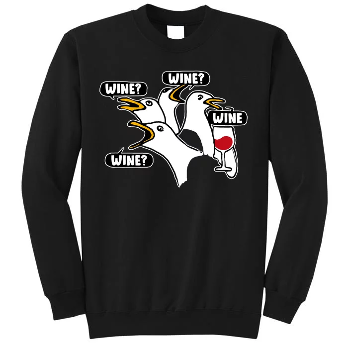 Wine Seagulls Sweatshirt