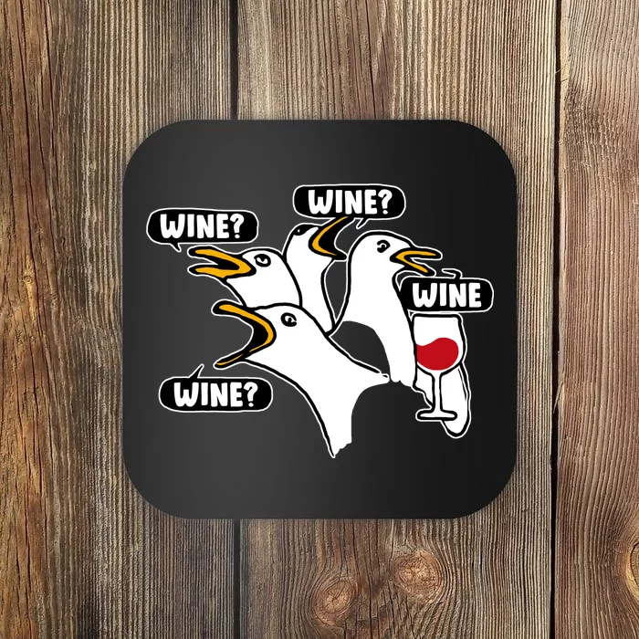 Wine Seagulls Coaster