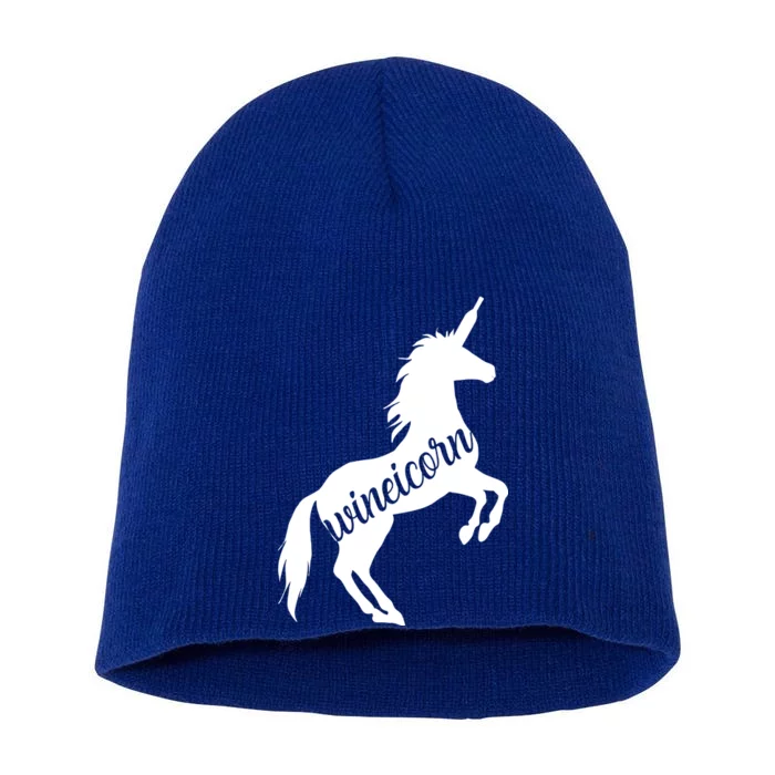 Wineicorn Short Acrylic Beanie