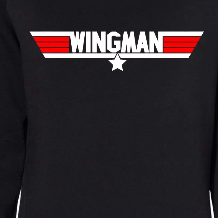 Wingman Logo Womens California Wash Sweatshirt