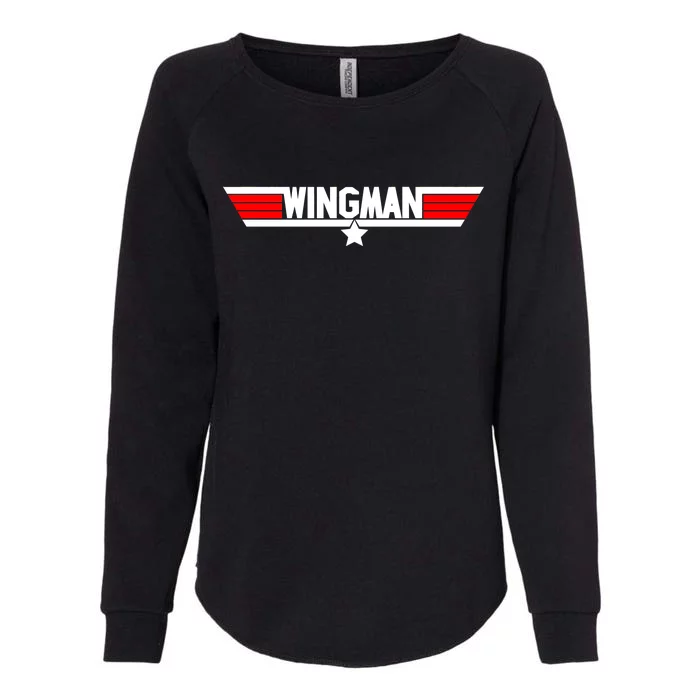 Wingman Logo Womens California Wash Sweatshirt