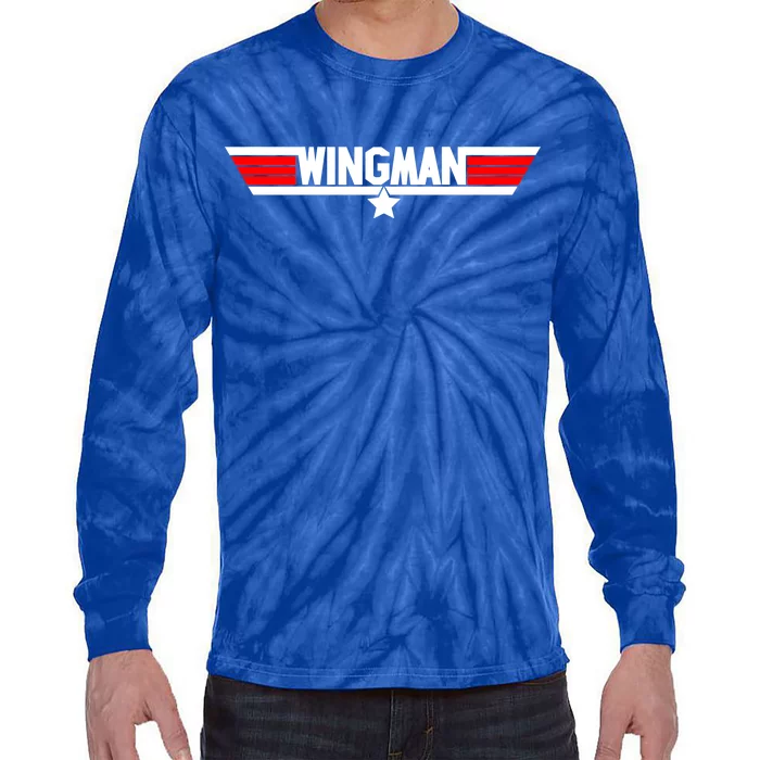 Wingman Logo Tie-Dye Long Sleeve Shirt