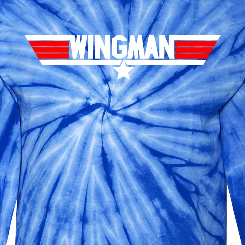 Wingman Logo Tie-Dye Long Sleeve Shirt