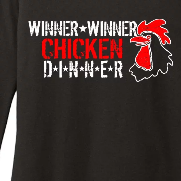 Winner Winner Chicken Dinner Womens CVC Long Sleeve Shirt