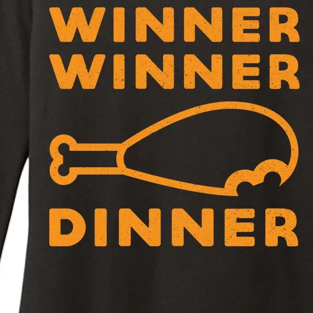 Winner Winner Chicken Dinner Funny Gaming Womens CVC Long Sleeve Shirt