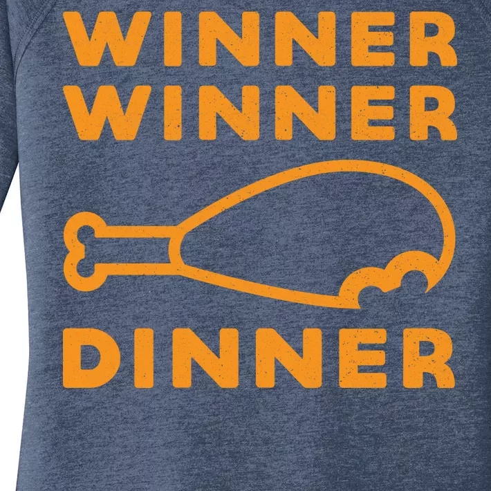 Winner Winner Chicken Dinner Funny Gaming Women's Perfect Tri Tunic Long Sleeve Shirt