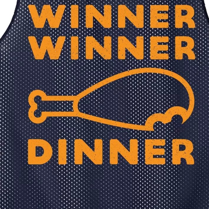 Winner Winner Chicken Dinner Funny Gaming Mesh Reversible Basketball Jersey Tank