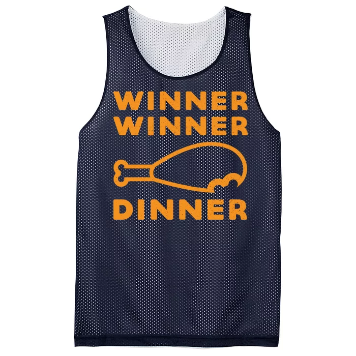 Winner Winner Chicken Dinner Funny Gaming Mesh Reversible Basketball Jersey Tank