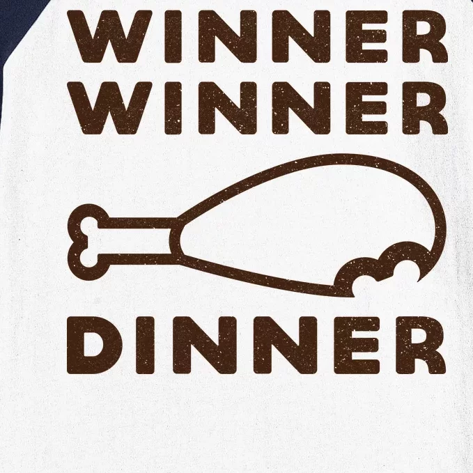 Winner Winner Chicken Dinner Funny Gaming Baseball Sleeve Shirt