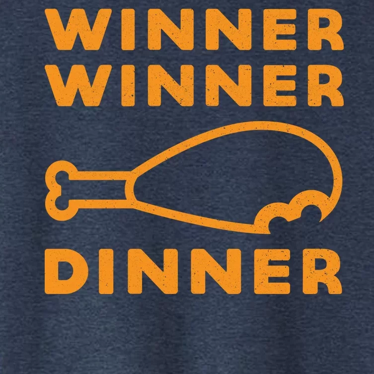 Winner Winner Chicken Dinner Funny Gaming Women's Crop Top Tee