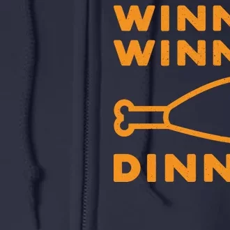 Winner Winner Chicken Dinner Funny Gaming Full Zip Hoodie