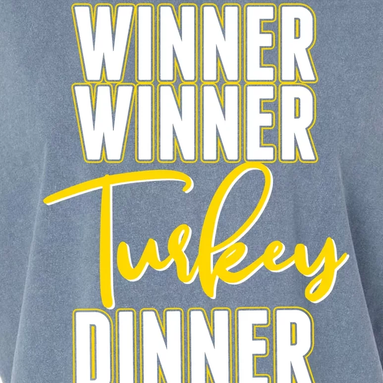 Winner Winner Turkey Dinner Garment-Dyed Women's Muscle Tee