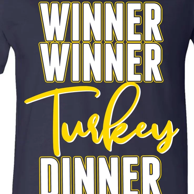 Winner Winner Turkey Dinner V-Neck T-Shirt