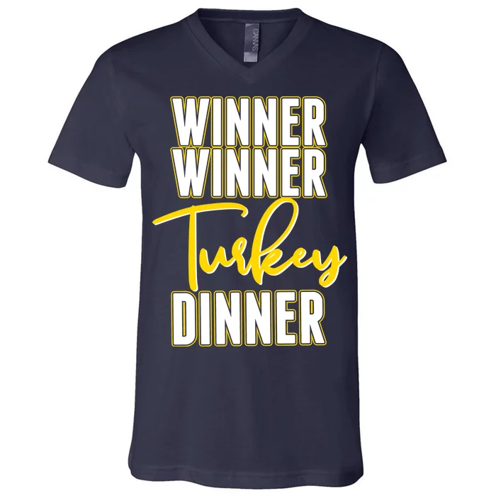 Winner Winner Turkey Dinner V-Neck T-Shirt