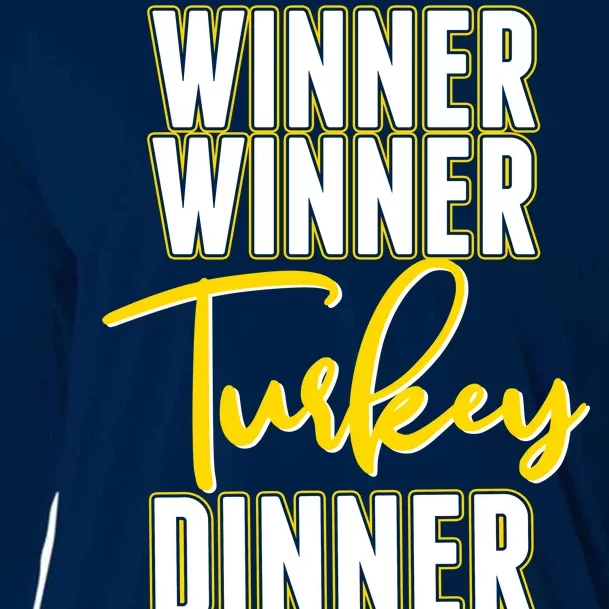 Winner Winner Turkey Dinner Cooling Performance Long Sleeve Crew