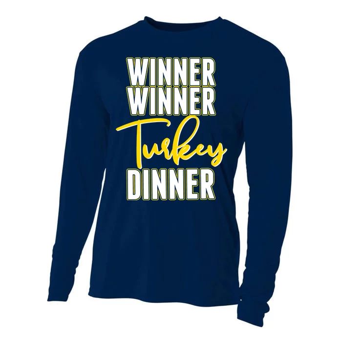 Winner Winner Turkey Dinner Cooling Performance Long Sleeve Crew