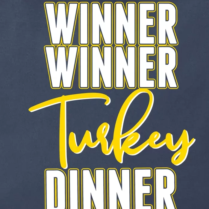 Winner Winner Turkey Dinner Zip Tote Bag