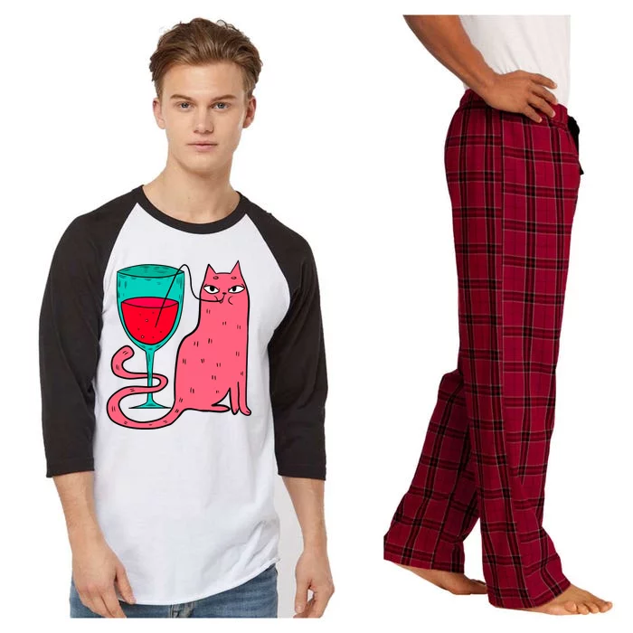 Wino Kitty Raglan Sleeve Pajama Set