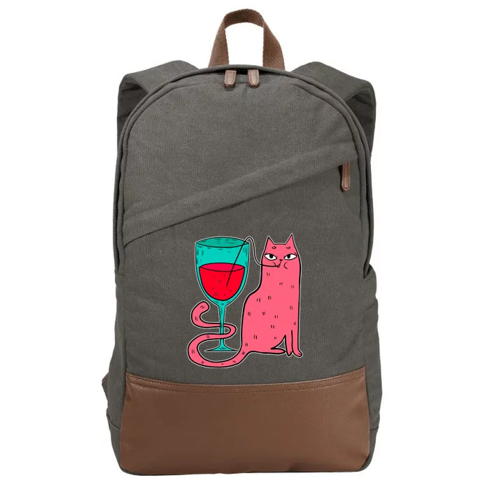 Wino Kitty Cotton Canvas Backpack