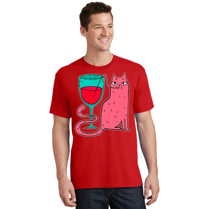 Wino Kitty T-Shirt