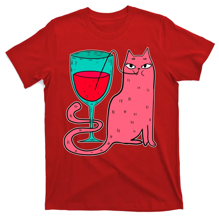 Wino Kitty T-Shirt