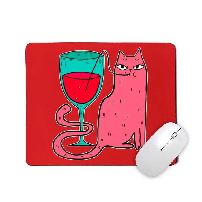 Wino Kitty Mousepad