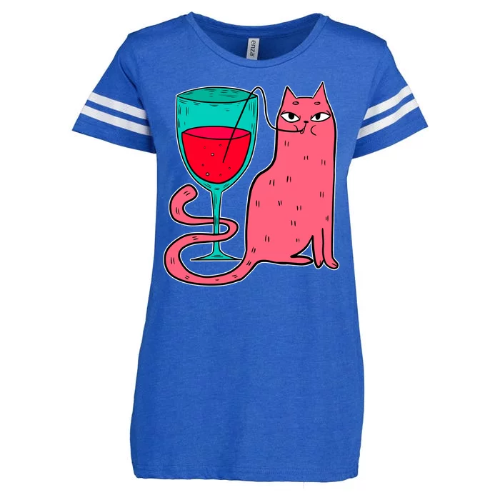 Wino Kitty Enza Ladies Jersey Football T-Shirt