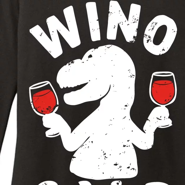 Wino Saur Funny Wine Womens CVC Long Sleeve Shirt