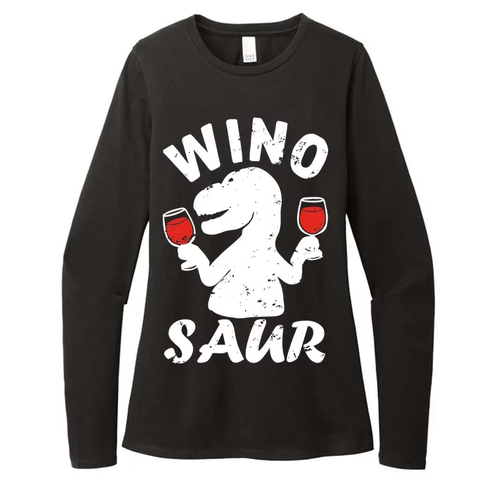 Wino Saur Funny Wine Womens CVC Long Sleeve Shirt