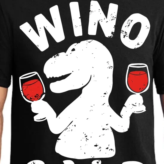 Wino Saur Funny Wine Pajama Set