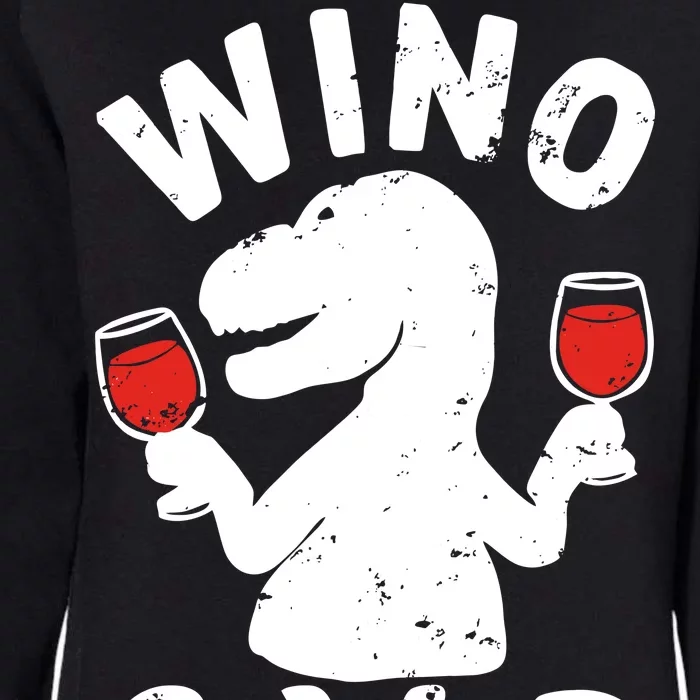 Wino Saur Funny Wine Womens California Wash Sweatshirt