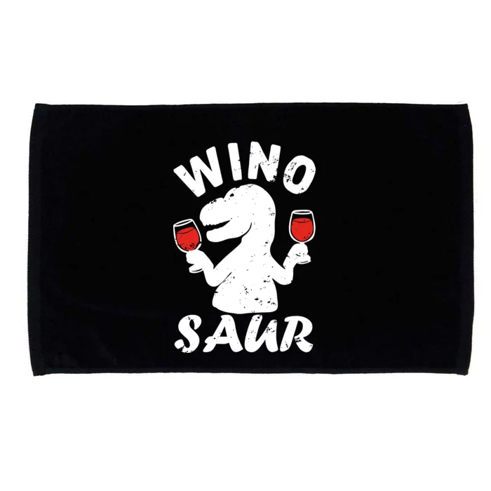 Wino Saur Funny Wine Microfiber Hand Towel