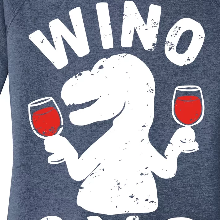 Wino Saur Funny Wine Women's Perfect Tri Tunic Long Sleeve Shirt