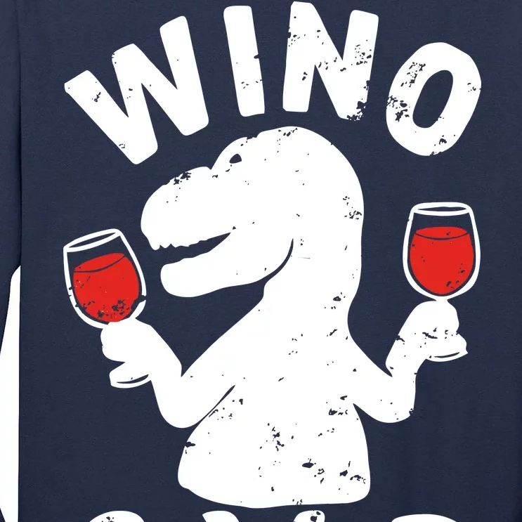 Wino Saur Funny Wine Tall Long Sleeve T-Shirt