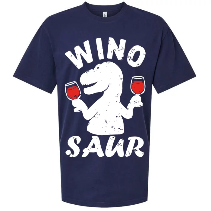 Wino Saur Funny Wine Sueded Cloud Jersey T-Shirt