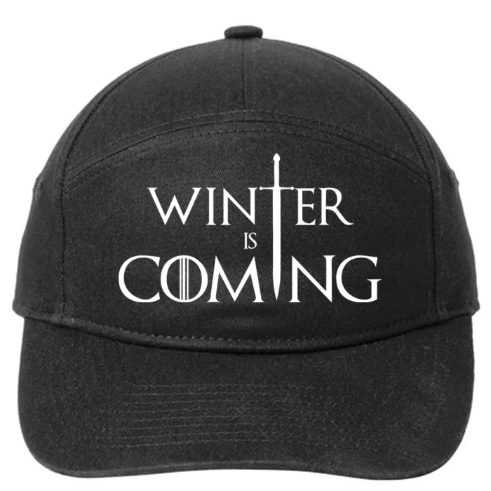 Winter Is Coming 7-Panel Snapback Hat