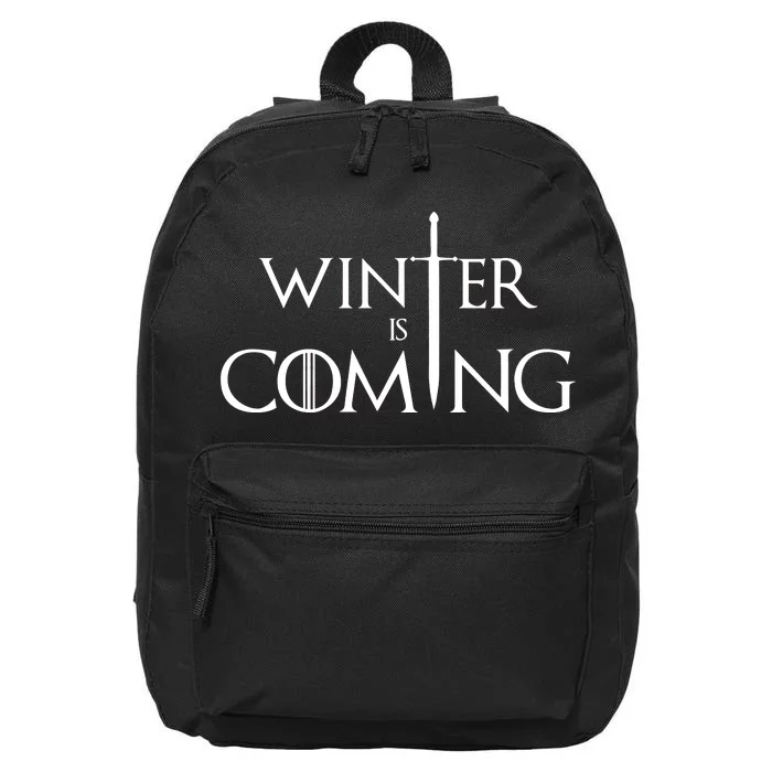 Winter Is Coming 16 in Basic Backpack