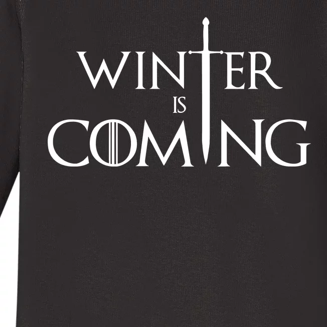 Winter Is Coming Baby Long Sleeve Bodysuit