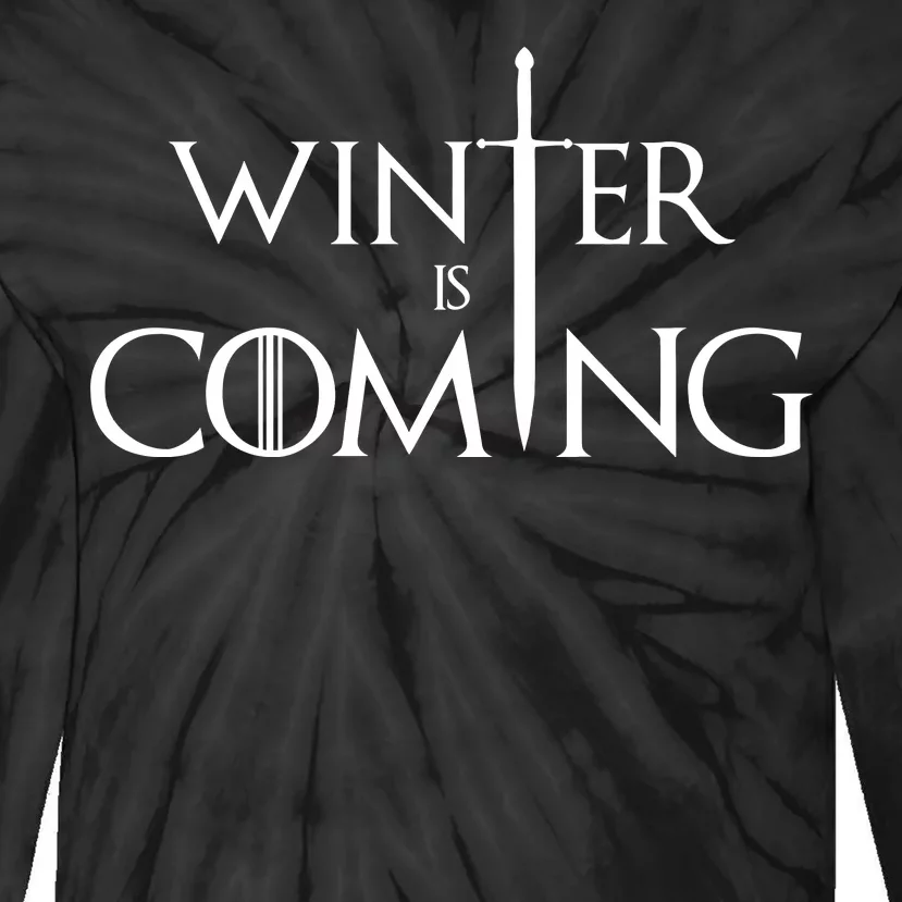 Winter Is Coming Tie-Dye Long Sleeve Shirt