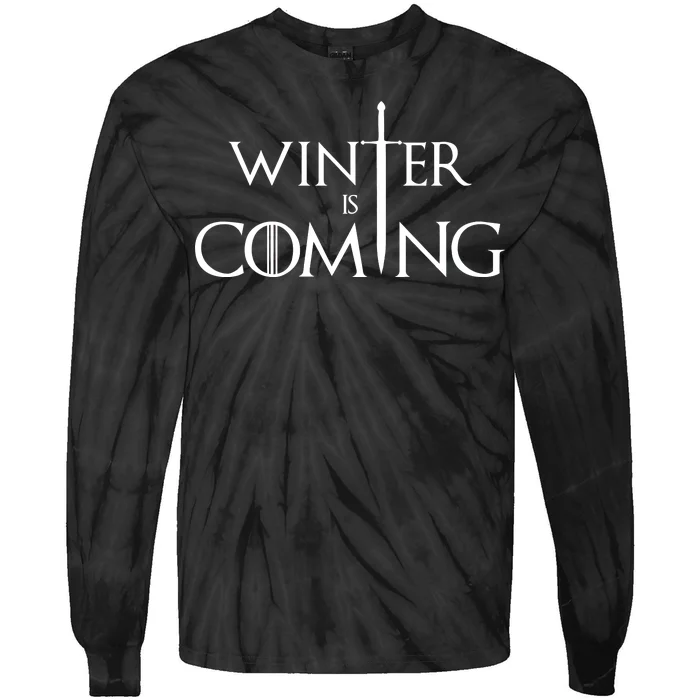 Winter Is Coming Tie-Dye Long Sleeve Shirt