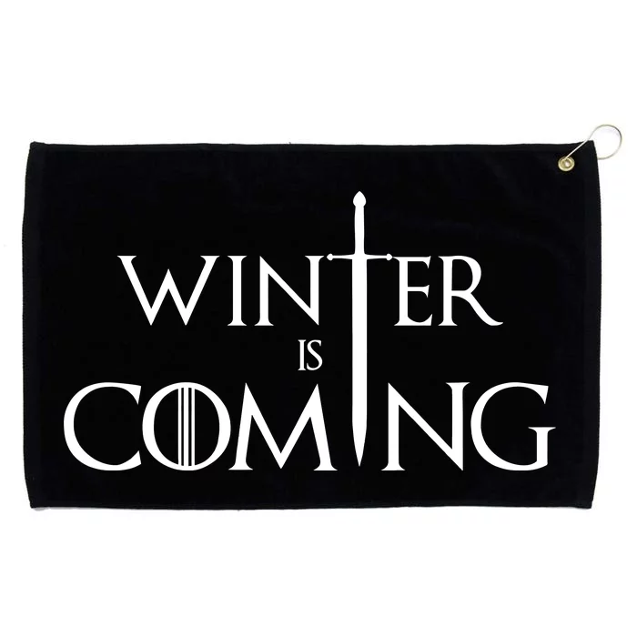 Winter Is Coming Grommeted Golf Towel