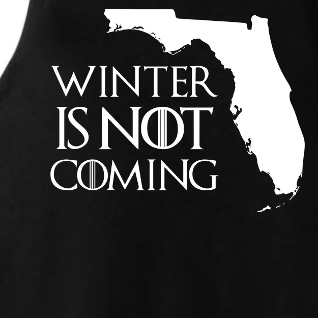 Winter Is Not Coming Florida Ladies Tri-Blend Wicking Tank