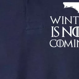 Winter Is Not Coming Florida Softstyle Adult Sport Polo