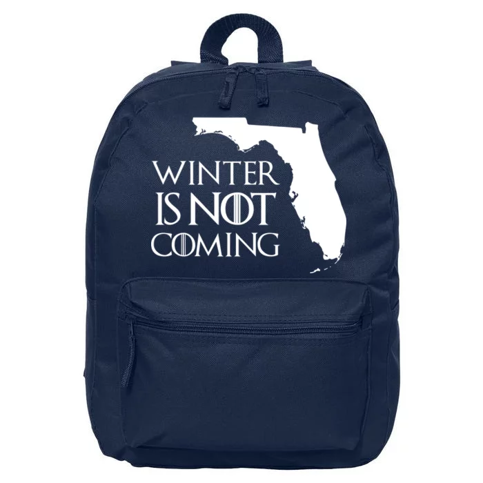 Winter Is Not Coming Florida 16 in Basic Backpack