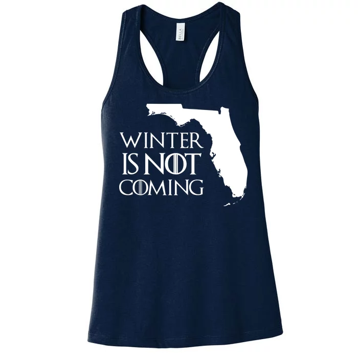 Winter Is Not Coming Florida Women's Racerback Tank