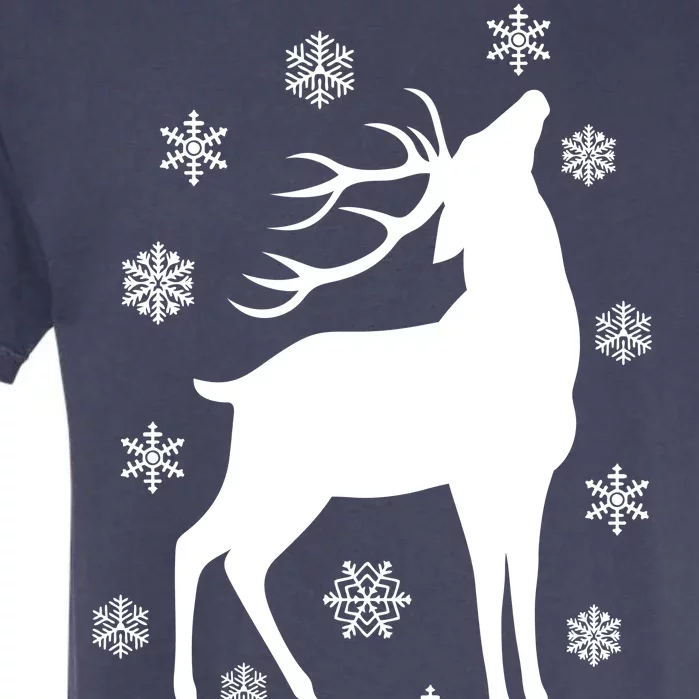 Winter Reindeer Garment-Dyed Heavyweight T-Shirt