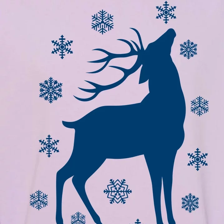 Winter Reindeer Garment-Dyed Sweatshirt